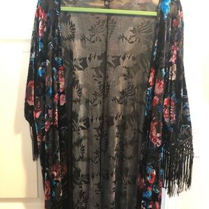 Torrid Velvet kimono